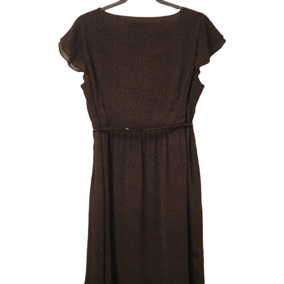 ESPRIT Lined Dress with Flutter Sleeves & Side Zip - Picture 2 of 6